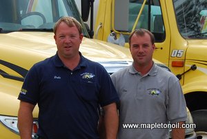 Dale Wood and Tim Wood of Mapleton Oil Company